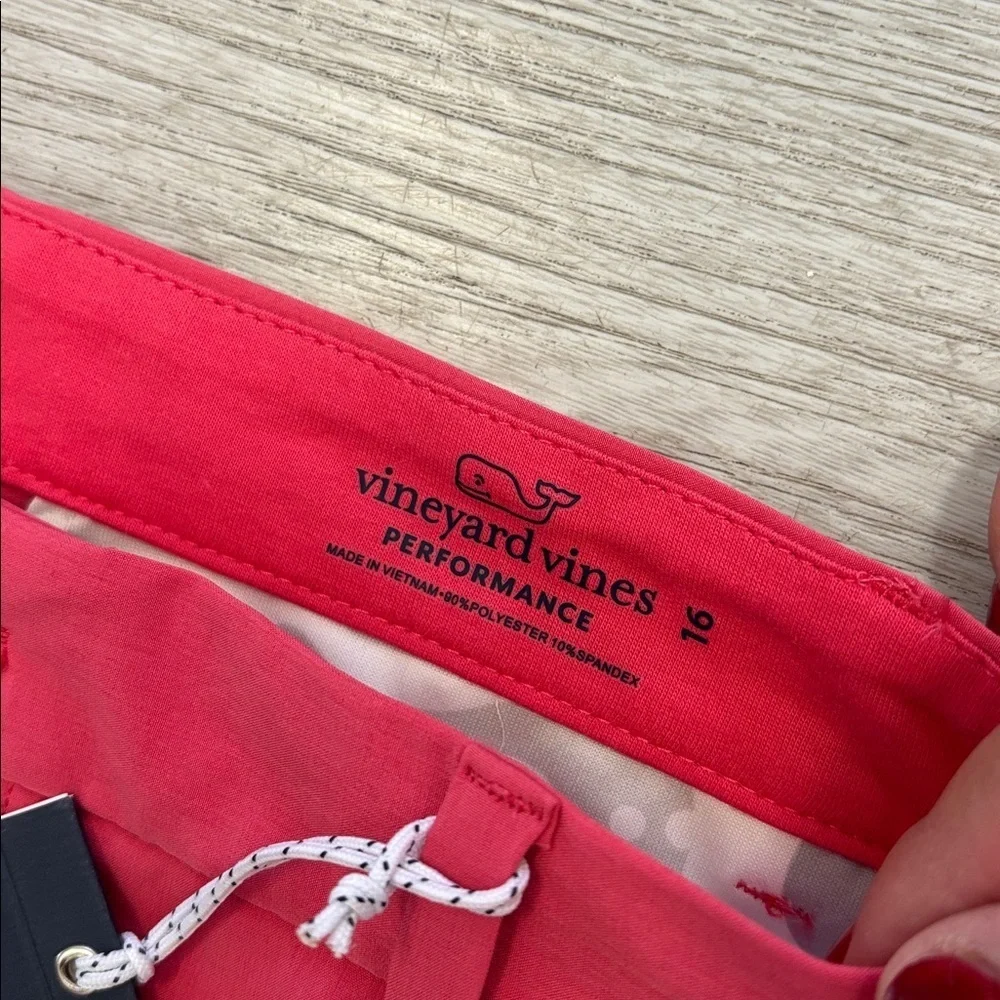 NWT Vine yards performance breaker pants sailors red pink size 16